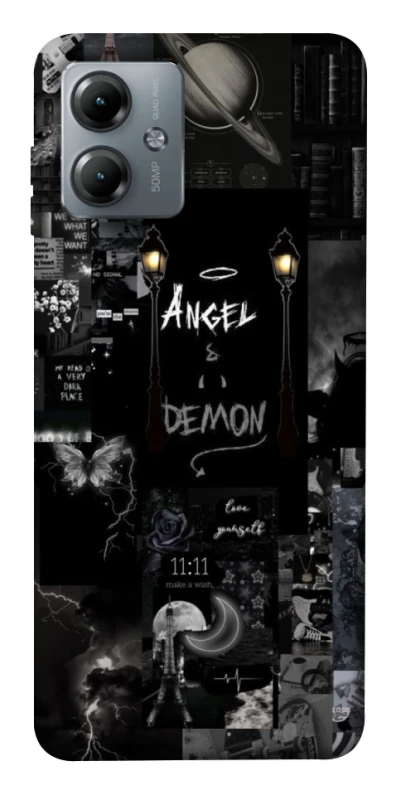 Чохол на Motorola Moto G14 Angel & Demon фото 1 з 1