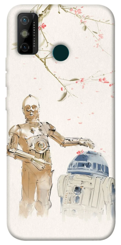 Чохол на TECNO Spark 6 Go Star Wars robots фото 1 з 1