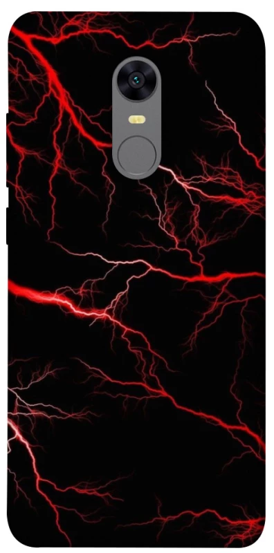 Чехол на Xiaomi Redmi 5 Plus / Redmi Note 5 (Single Camera) Красная молния фото 1 из 1