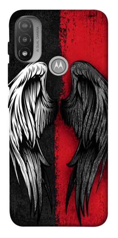 Чехол на Motorola Moto E20 Angel and Devil фото 1 из 1