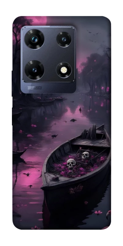 Чехол на Infinix Note 30 Pro Boat and flamingo фото 1 из 1