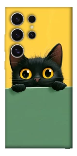 Чохол на Samsung Galaxy S25 Ultra Black cat v2 фото 1 з 1