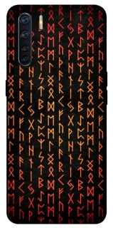 Чехол на Oppo A91 Руны фото 1 из 1