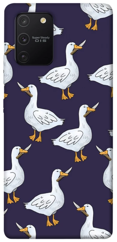 Чохол на Samsung Galaxy S10 Lite Гуси з претензією фото 1 з 1