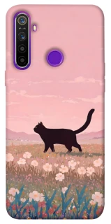 Чохол на Realme 5 cat on a field фото 1 з 1