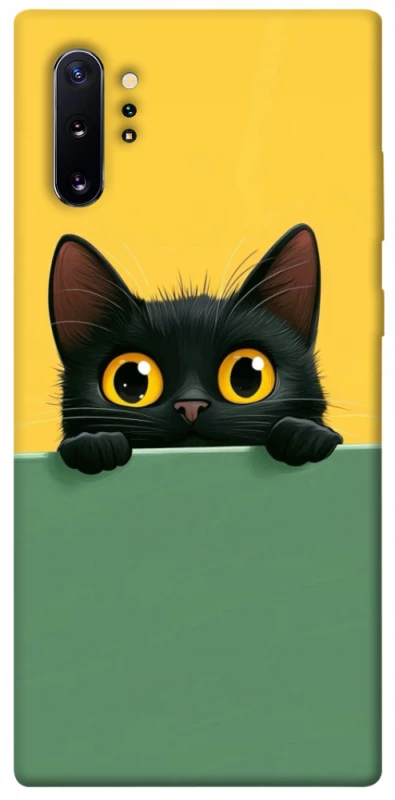 Чохол на Samsung Galaxy Note 10 Plus Black cat v2 фото 1 з 1