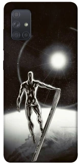 Чохол на Samsung Galaxy A71 Срібний серфер фото 1 з 1