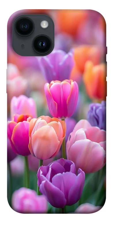Чохол на Apple iPhone 14 (6.1") Тюльпанове поле фото 1 з 1