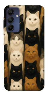 Чохол на Samsung Galaxy A15 4G/5G Colorful Cat Collage фото 1 з 1