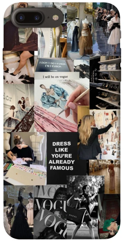 Чехол на Apple iPhone 7 plus / 8 plus Fashion collage ver.11 фото 1 из 1