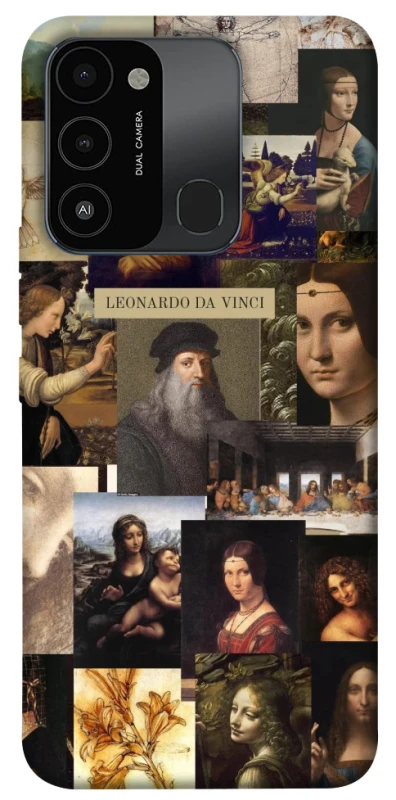 Чехол на TECNO Spark 8C Leonardo da Vinci фото 1 из 1