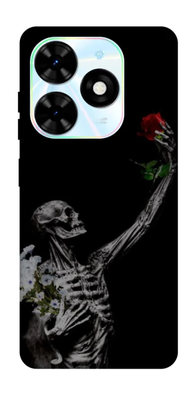 Чехол на TECNO Spark Go 2024 Skeleton vs Rose фото 1 из 1