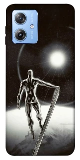 Чехол на Motorola Moto G84 Серебряный сёрфер фото 1 из 1