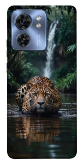 Чехол на Motorola Edge 40 Leopard in water фото 1 из 1