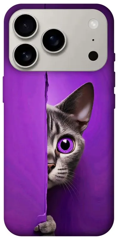 Чохол на Apple iPhone 18 Pro Кіт-підглядач фото 1 з 2