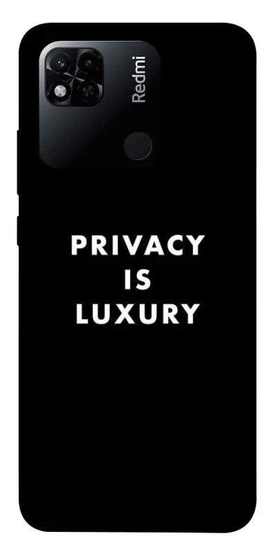 Чохол на Xiaomi Redmi 10A Privacy is luxury фото 1 з 1