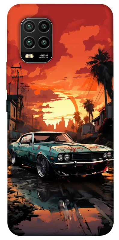 Чехол на Xiaomi Mi 10 Lite Car at sunset фото 1 из 1