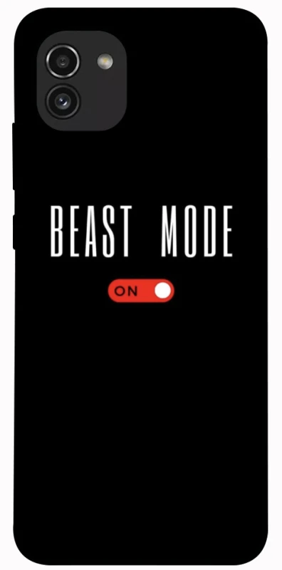 Чехол на Samsung Galaxy A03 Beast mode фото 1 из 1