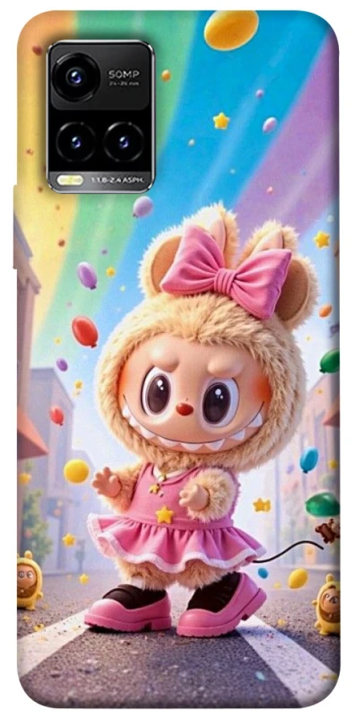 Чохол на Vivo Y21 / Y33s Labubu rainbow фото 1 з 1