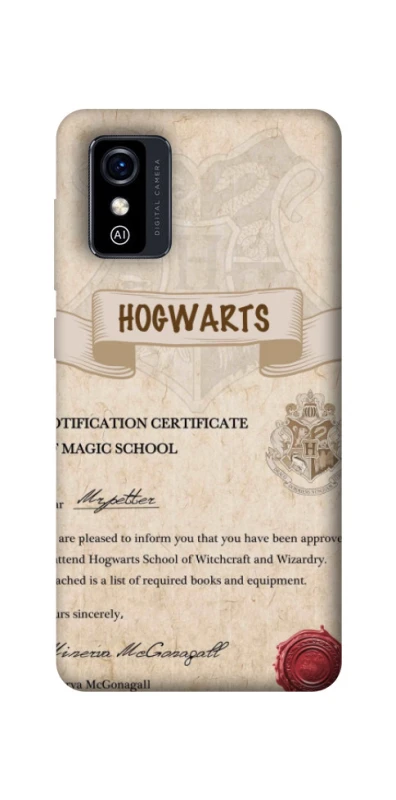 Чехол на ZTE Blade L9 The Hogwarts acceptance letter фото 1 из 1