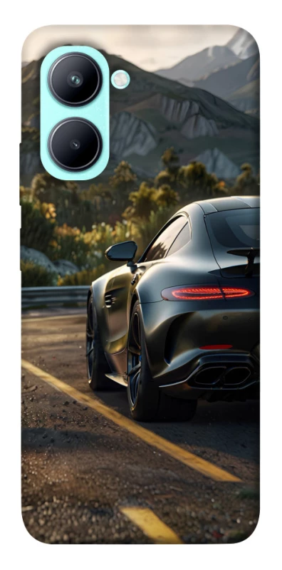 Чохол на Realme C33 Car in the mountains фото 1 з 1