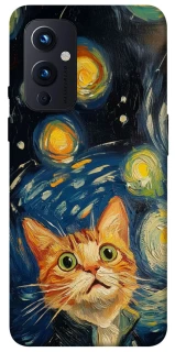 Чехол на OnePlus 9 paint cat фото 1 из 1