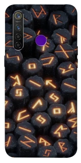Чехол на Realme 5 Pro Огненые руны фото 1 из 1
