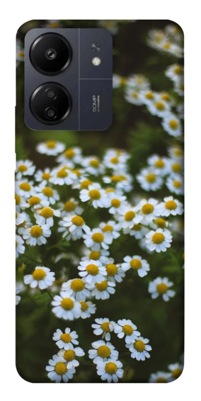 Чехол на Xiaomi Redmi 13C Ромашки v13 фото 1 из 1