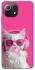 Чехол на Xiaomi Mi 11 Lite Pink kitty фото 1 из 1