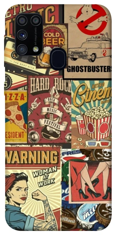 Чохол на Samsung Galaxy M31 Retro collage ver.2 фото 1 з 1