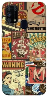 Чехол на Samsung Galaxy M31 Retro collage ver.2 фото 1 из 1
