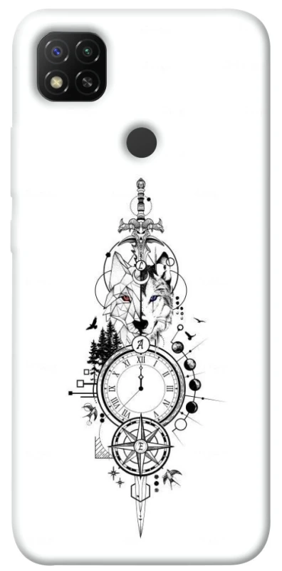 Чехол на Xiaomi Redmi 9C Tattoo ver.8 фото 1 из 1