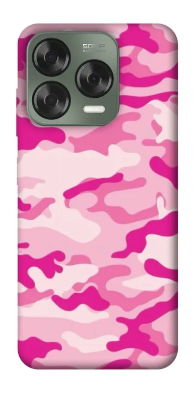 Чехол на ZTE Nubia V70 Design camouflage pink фото 1 из 1