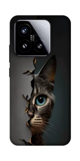 Чехол на Xiaomi 15 Кот-подглядыватель v2 фото 1 из 1