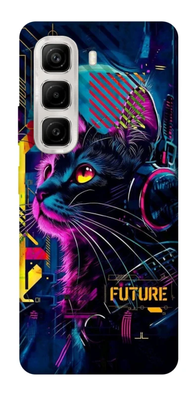 Чехол на Infinix Hot 50 4G Cyber Cat v2 фото 1 из 1