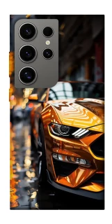 Чохол на Samsung Galaxy S24 Ultra Golden sports car фото 1 з 1