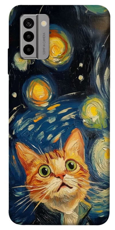Чохол на Nokia G22 paint cat фото 1 з 1