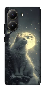 Чохол на Xiaomi Poco X7 Pro Кіт під місяцем фото 1 з 1