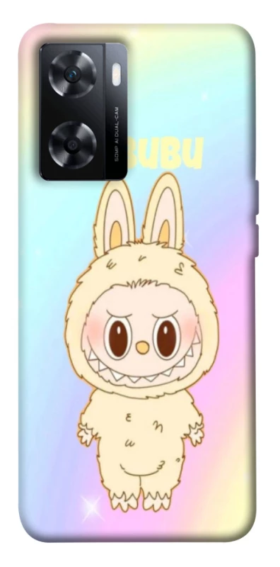 Чохол на OnePlus Nord N20 SE Fluffy Rainbow Labubu фото 1 з 1