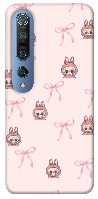 Чохол на Xiaomi Mi 10 / Mi 10 Pro Pink bows and Labubus фото 1 з 1