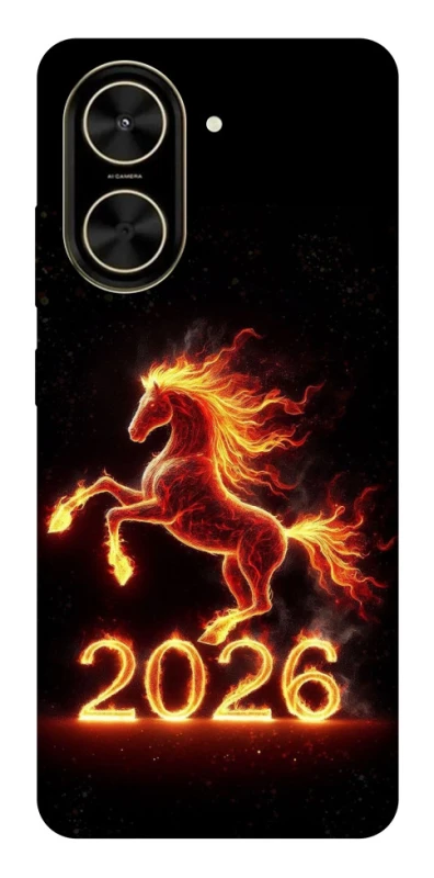 Чохол на Xiaomi Poco C71 Red Fire Horse ver.1 фото 1 з 1