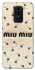 Чохол на Xiaomi Redmi Note 9 / Redmi 10X Miu Miu фото 1 з 1