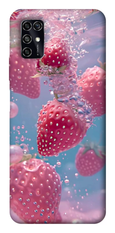 Чехол на ZTE Blade V2020 Smart Клубника в воде фото 1 из 1