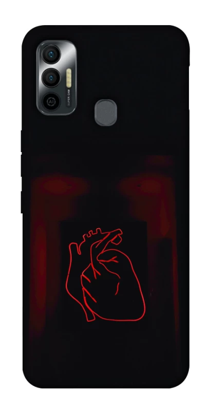 Чохол на TECNO Spark 7 Червоне серце фото 1 з 1