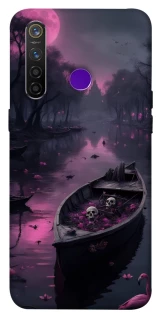 Чохол на Realme 5 Pro Boat and flamingo фото 1 з 1