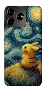 Чохол на ZTE Blade V50 Design 4G Pikachu and Van Gogh фото 1 з 1