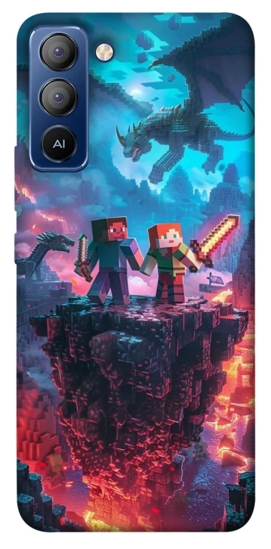 Чохол на TECNO Pop 5 LTE Minecraft v3 фото 1 з 1
