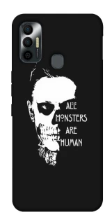Чохол на TECNO Spark 7 All Monsters are Human фото 1 з 1
