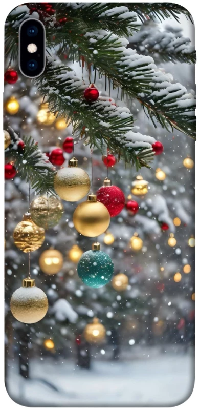 Чохол на Apple iPhone XS Max (6.5") Новорічний v48 фото 1 з 1