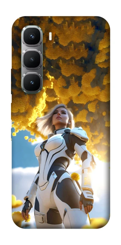 Чохол на Infinix Hot 60 Pro Cyber space girl ver.3 фото 1 з 1